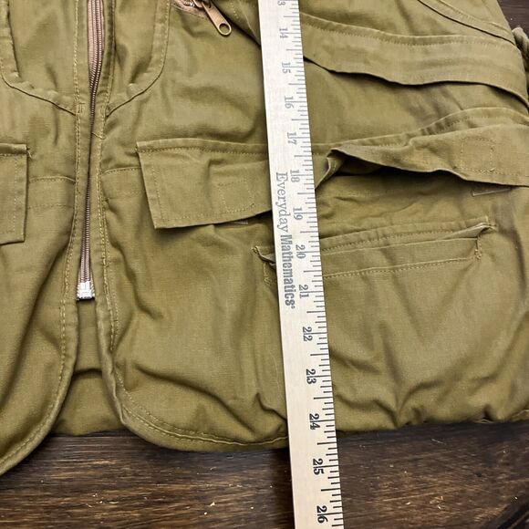 Vintage Game Winner Sportswear Brown Hunting Shotgun Shooting Vest Men’s Size L - Picture 13 of 13
